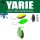 Yarie 710T T-Fresh Evo 1,5gr Y75 Green Hololume Błystka Wahadłowa