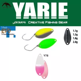   Yarie 710T T-Fresh Evo 1,5gr Y78 Shiropino Błystka Wahadłowa