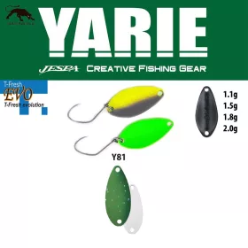   Yarie 710T T-Fresh Evo 1,5gr Y81 Cucumber Błystka Wahadłowa