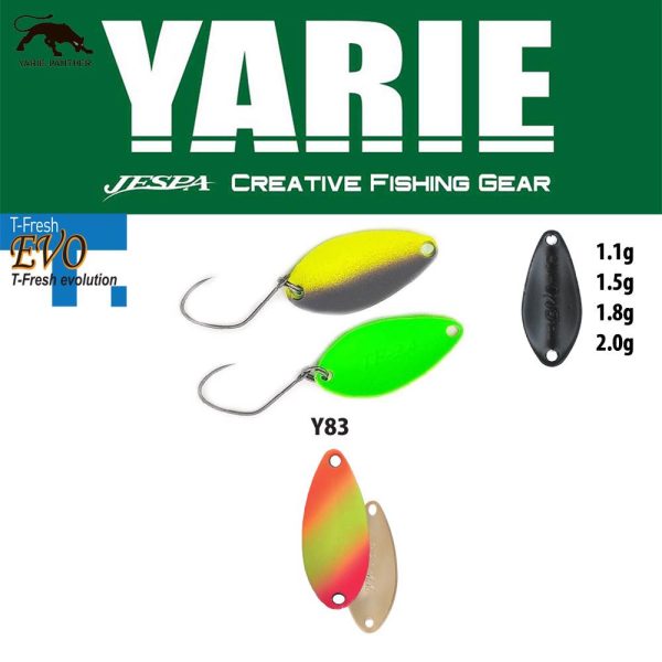 Yarie 710T T-Fresh Evo 1,5gr Y83 Fighter 1 Błystka Wahadłowa