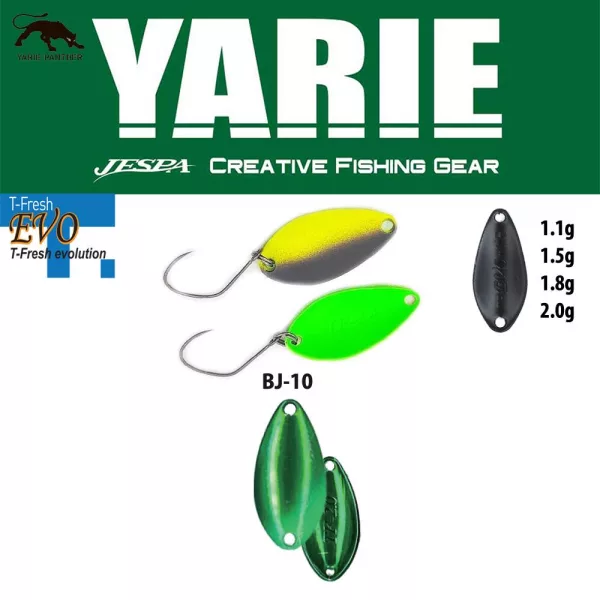Yarie 710T T-Fresh Evo 1,8gr BJ-10 Uesama Łyżka Błystka