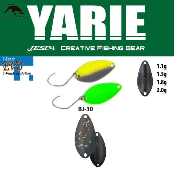Yarie 710T T-Fresh Evo 1,8gr BJ-30 Toichigi Brown Błystka Wahadłowa