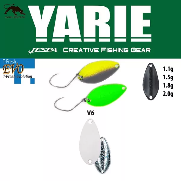 Yarie 710T T-Fresh Evo 1,8gr V6 Uzagin Łyżka błystka