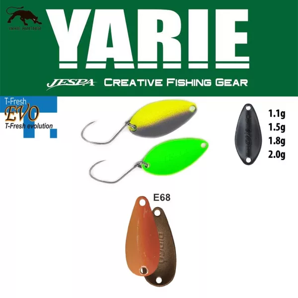 Yarie 710T T-Fresh Evo 2,0gr E68 Caramel Gold Kanál Villantó