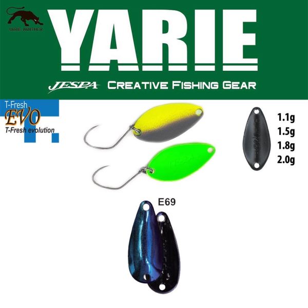 Yarie 710T T-Fresh Evo 2,0gr E69 Fire Blue Błystka Wahadłowa