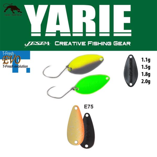 Yarie 710T T-Fresh Evo 2,0gr E75 Orange Peel Błystka Wahadłowa