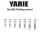 Yarie 805 Rolling Swivel Black 40lb 14 Forgó 18db