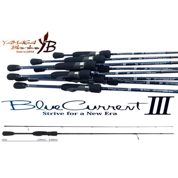 Yamaga Blanks Blue Current 60JR 1,83 7gr 2 Részes Pergető Bot