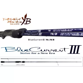   Yamaga Blanks Blue Current III 78 2,42m 2-15gr 2-częściowa Wędka Spinningowa