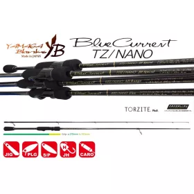   Yamaga Blanks Blue Current 72TZ Nano Global 2,185m 1,5-15gr 2 Részes Pergető Bot