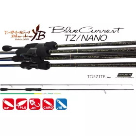   Yamaga Blanks Blue Current 77TZ Nano Global 2,31m 1,5-13gr 2 Részes Pergető Bot