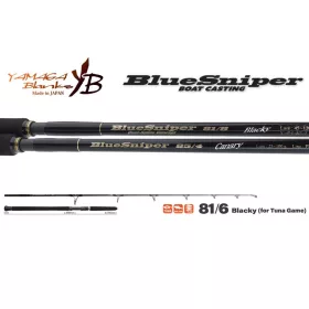   Yamaga Blanks Blue Sniper 81/6 Blacky Tuna 2,48m 30-110gr 2-częściowa Wędka Spinningowa