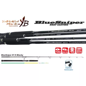   Yamaga Blanks Blue Sniper 81/8 Blacky Tuna 2,48m 45-120gr 2-częściowa Wędka Spinningowa
