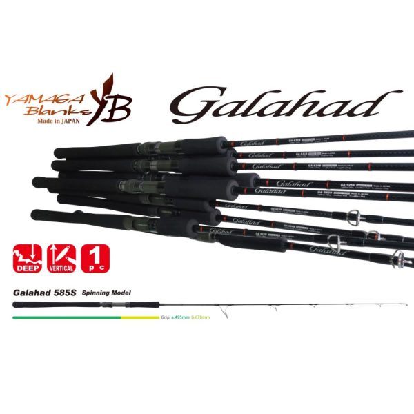 Yamaga Blanks Galahad 585S 1,74m 280gr 1 Részes Pergető Bot