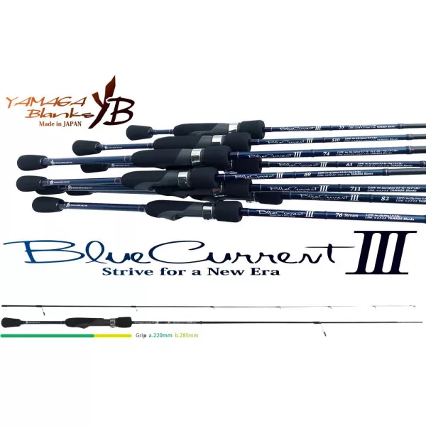 Yamaga Blanks Blue Current III 63 1,91m 0,3-5gr 2-częściowa Wędka Spinningowa