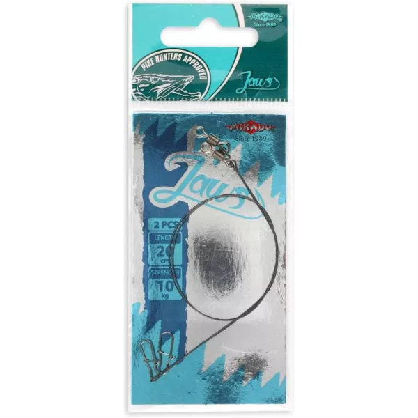 Mikado Jaws Wolfram 35cm 15kg Przypon Drapieżny 2 szt.