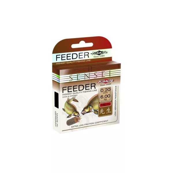 Mikado Sensei Feeder 0,16mm 150m Czarna Żyłka główna monofilamentowa