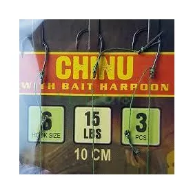   Euro Carp fonott feeder előke csalitüskével - Chinu 6-os méret