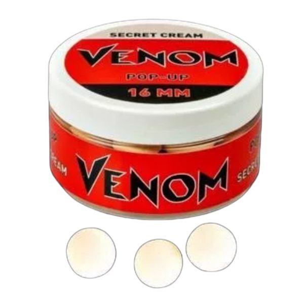 VENOM POP-UP BOILIE 16 MM SECRET CREAM
